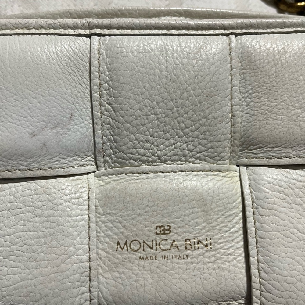 White Leather Shoulder Bag
